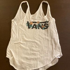 Vans white tank